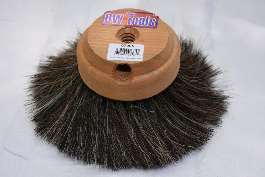 Single Horse Hair with Threaded Center Hole 07065